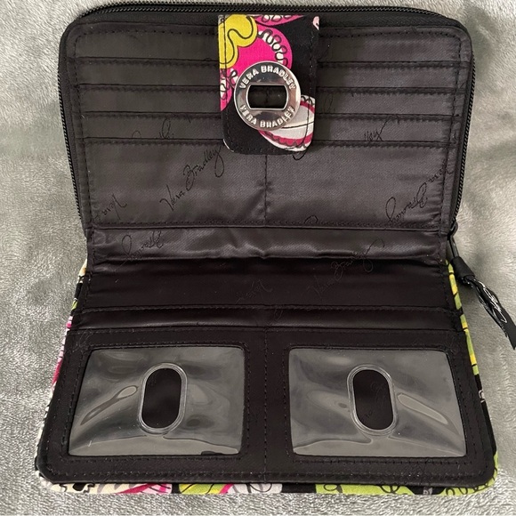 Vera Bradley Moon Blooms Mandy Shoulder Bag & Turn Lock Wallet Set Bundle - Picture 14 of 16